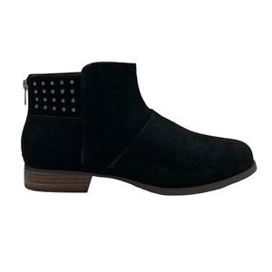 Koolaburra Black Suede Stud-Accent Ankle Bootie